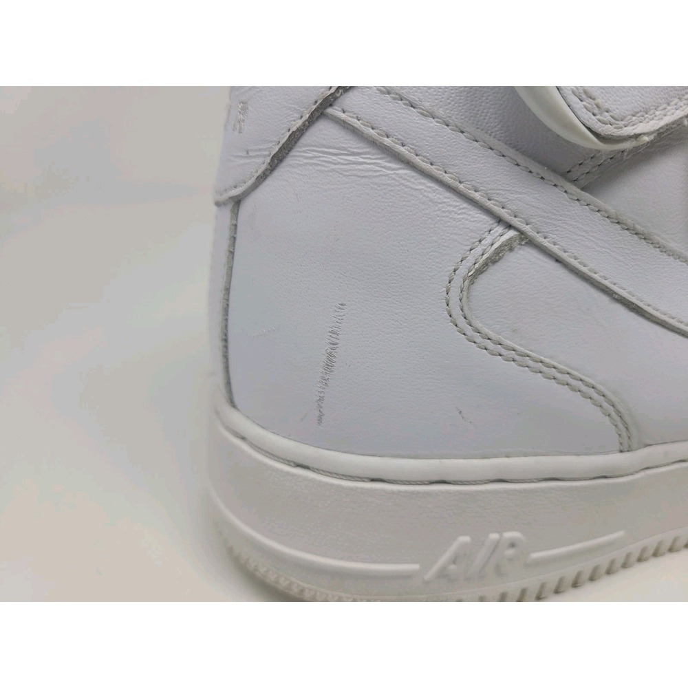 Nike Air Force 1 Mid White 07 Size 11 Men's Triple White - Picture 4 of 16